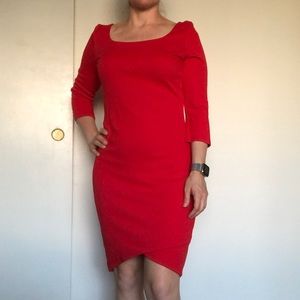 Red dress